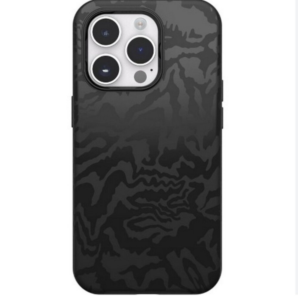 NWOT OtterBox Black Glossy Animal Print iPhone 14 Pro Max Case w/ Magsafe